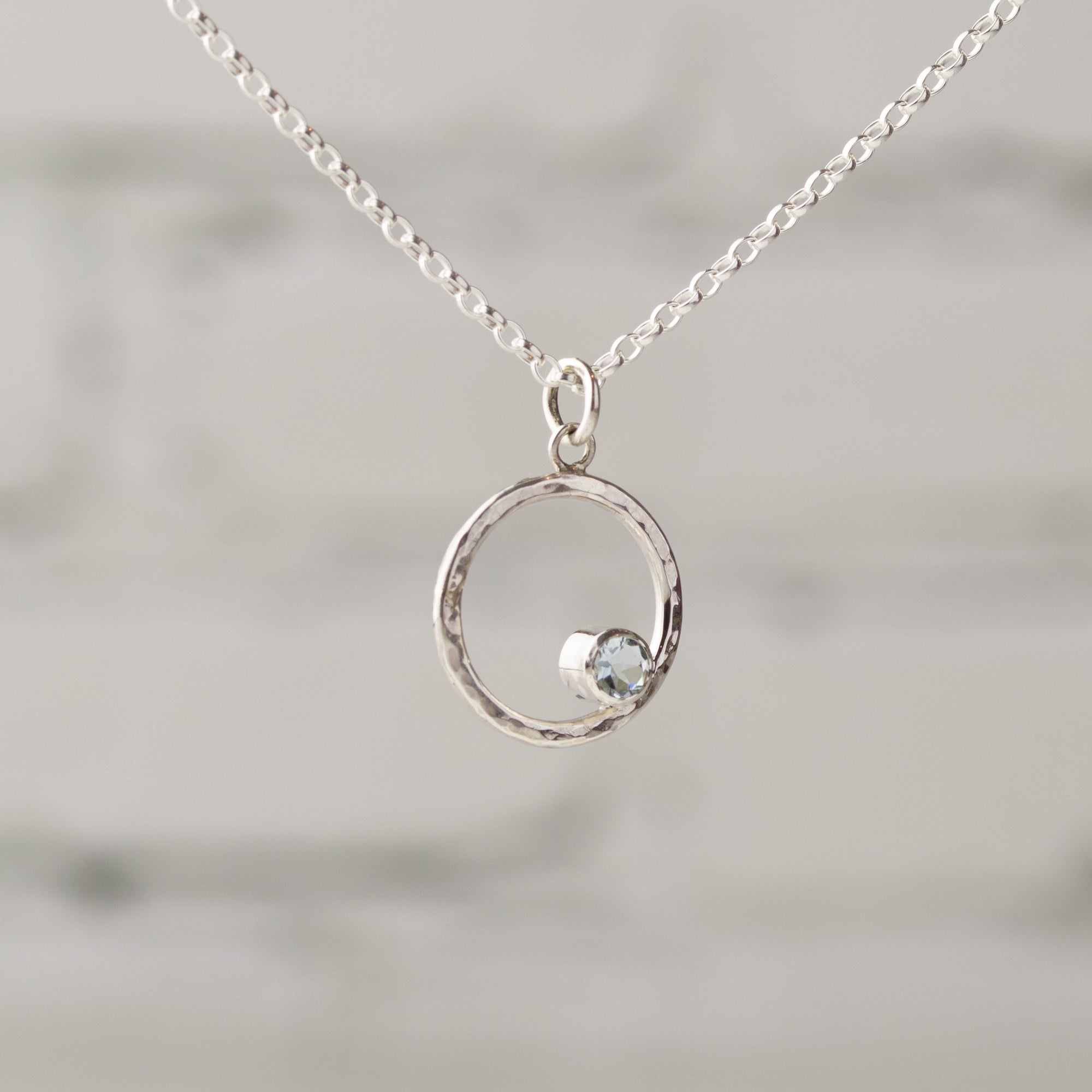 Caldera Eclissi Aquamarine Pendant