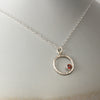 Caldera Eclissi Garnet Pendant