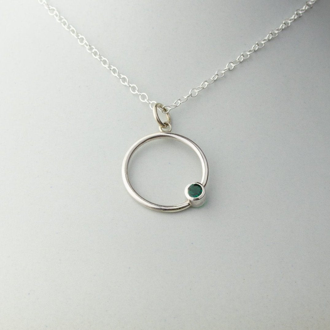 Callisto Emerald Pendant