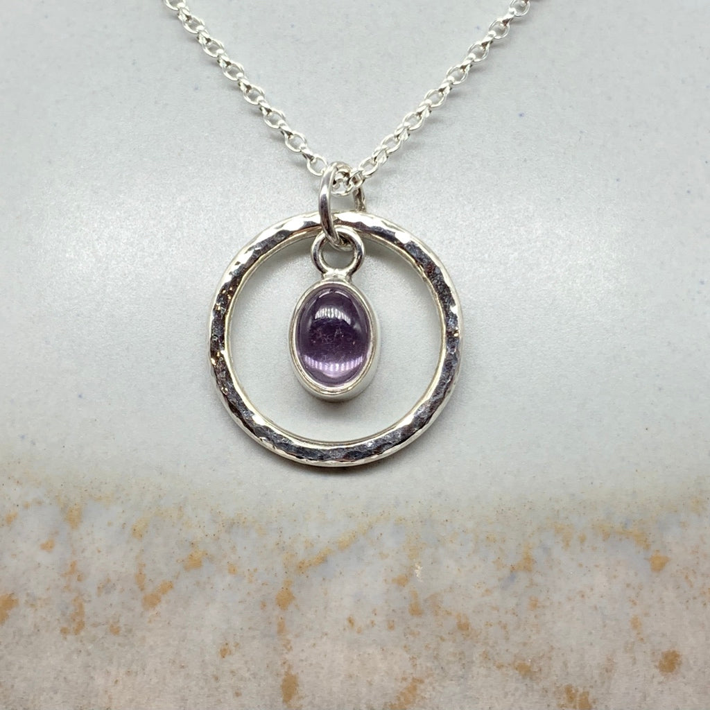 Caldera Iris Light Purple Amethyst Pendant Necklace