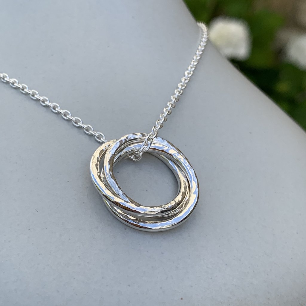 Sterling silver russian hot sale ring necklace