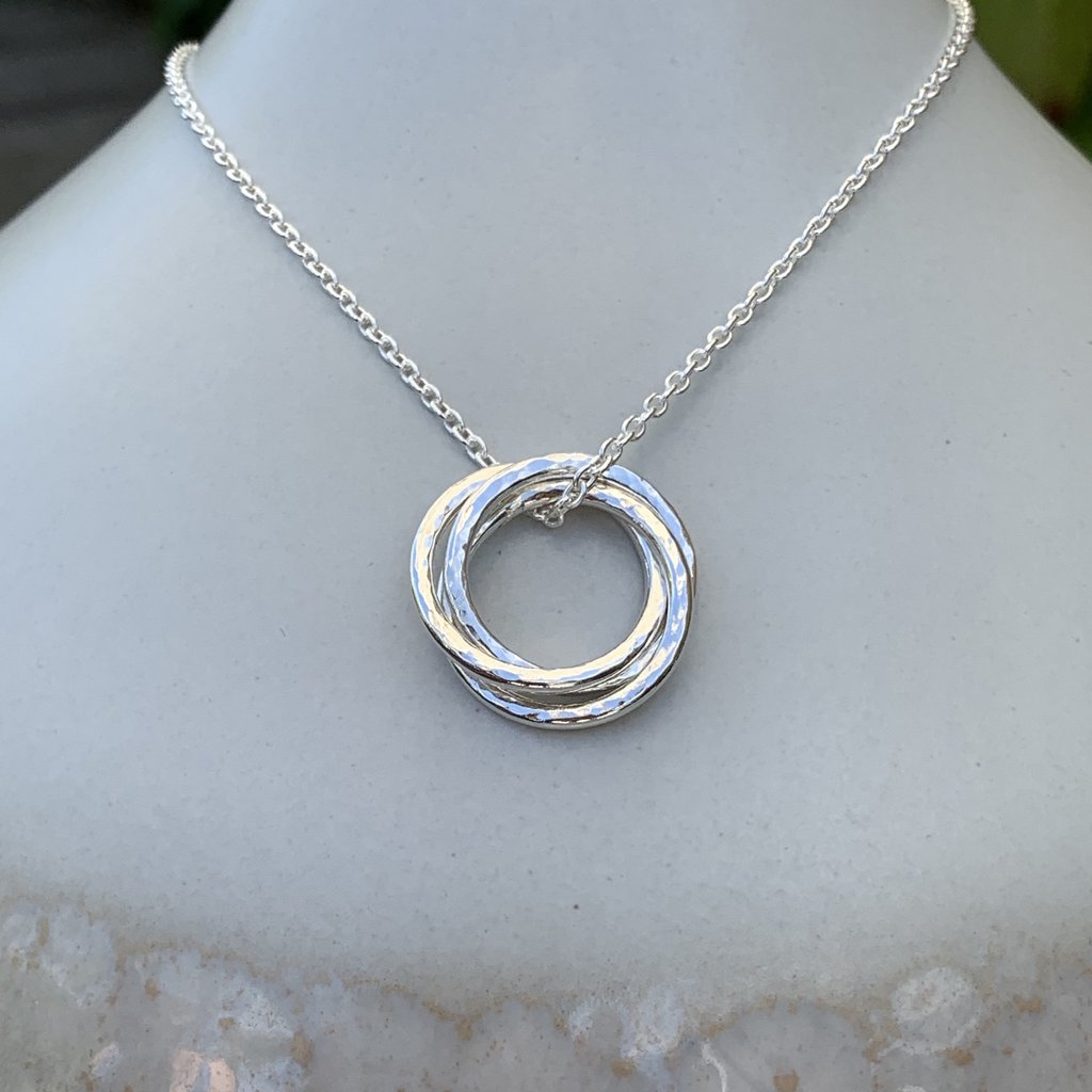 Caldera Russo - Handmade sterling silver Russian ring necklace