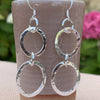 aldera ovale doppia handmade silver earrings
