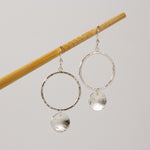 Caldera Lunelle Sonido Grande Silver Earrings