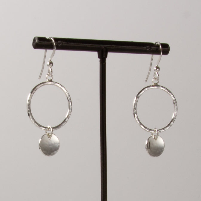 Caldera Lunelle Sonido Silver Earrings