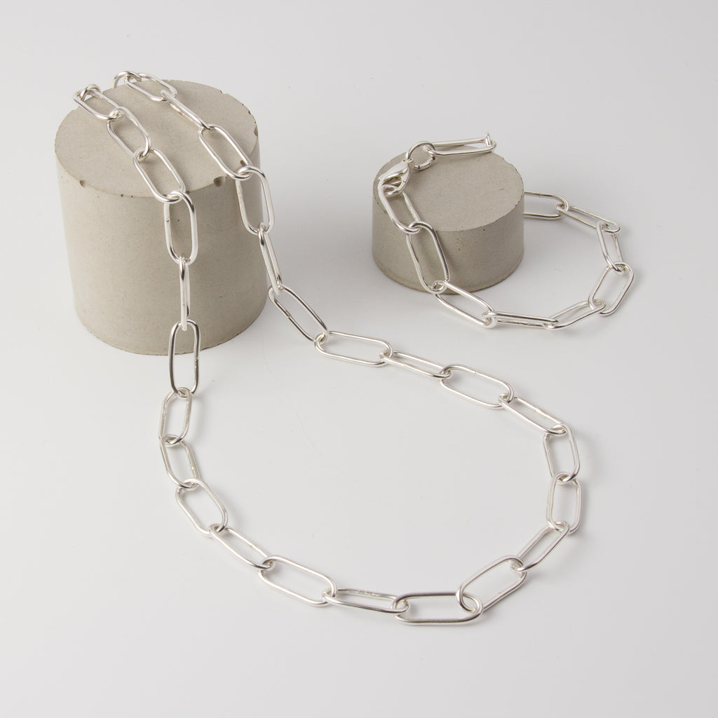 Paperclip Link Necklace