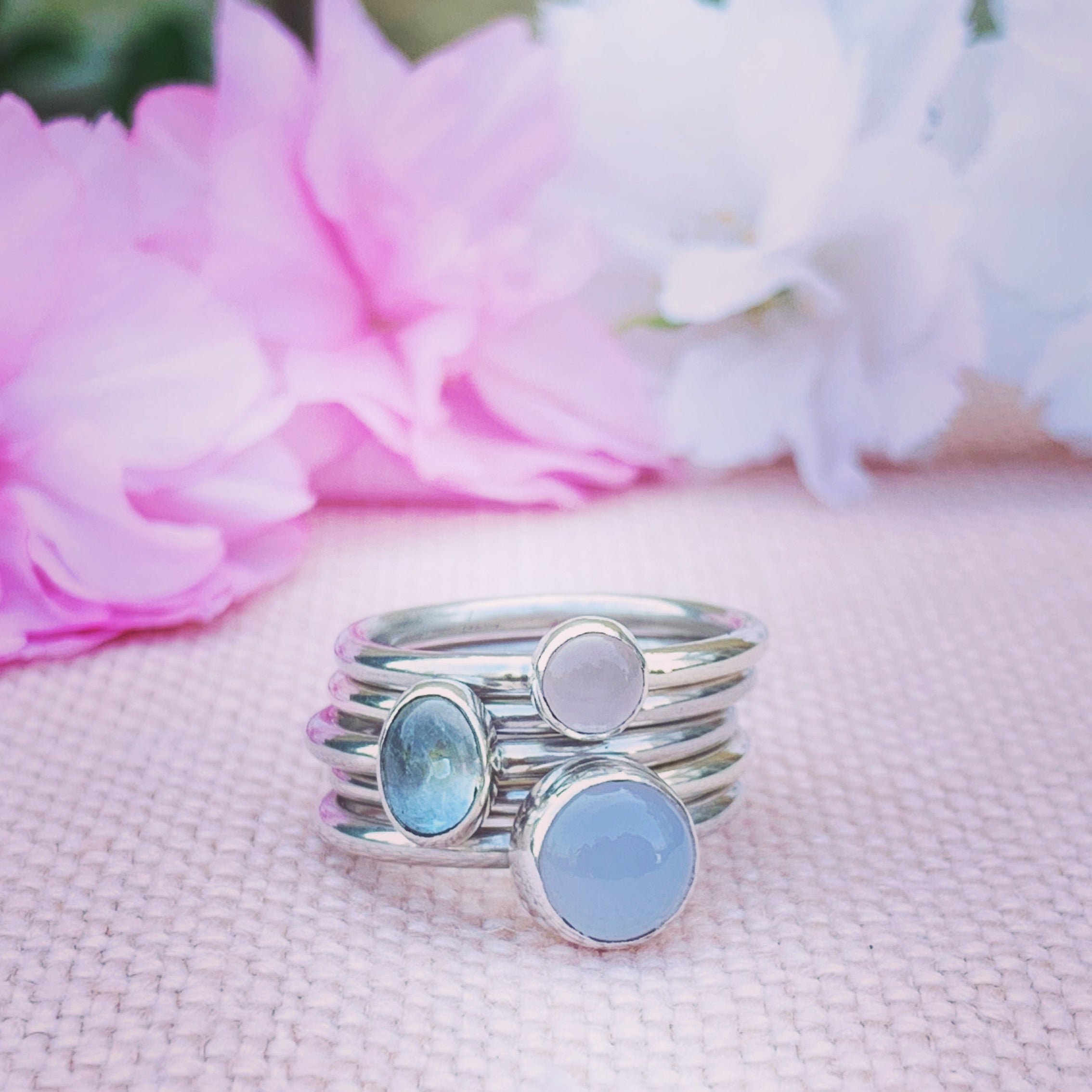 Stacking Rings Stock Silver Stacking Rings. Bespoke Stacking Rings. Handmade Stacking Rings ...